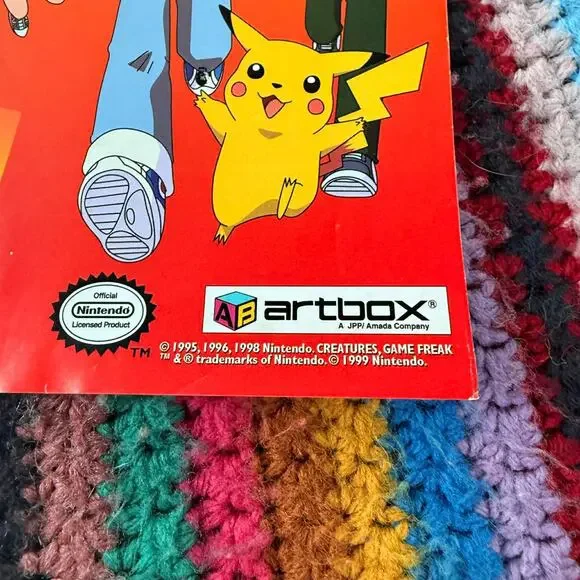 1999 Pokemon Artbox Action Flipz Promo Sales Insert Flyer - Ash Pikachu Rare Ad - Picture 6 of 9